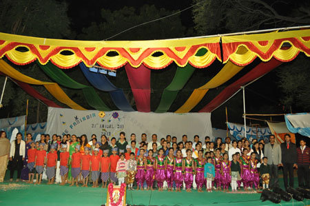 Annual Day Participants for National Anthem