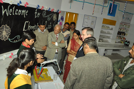 Guests in the Science Exhibition