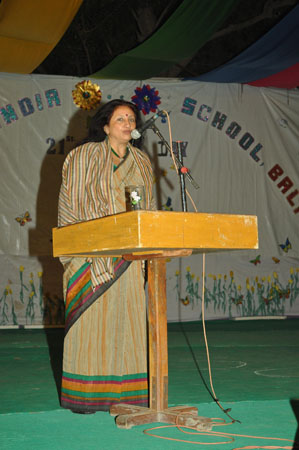 Ms. Babli Shroff addressing the gathering