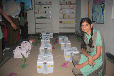 Model of The Fabindia School in the Math Exhibition