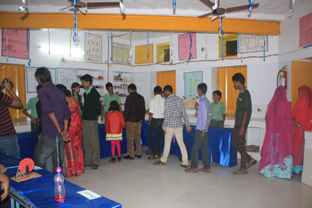 Science Exhibition full of anxious parents