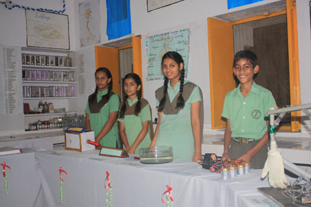 Science Projects exhibited by the students