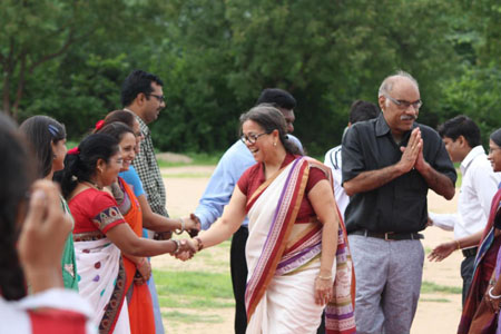 Welcomed and greeted by the staff