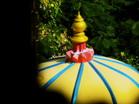 A view of the temple through the Bali fort - Aditya Xth